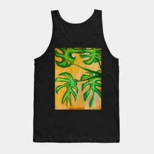 Monstera Leaf Study Tank Top